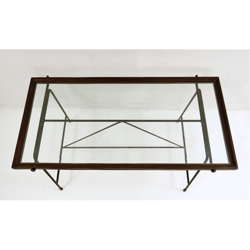 Vintage coffee table by Augusto Bozzi for Saporiti Italy