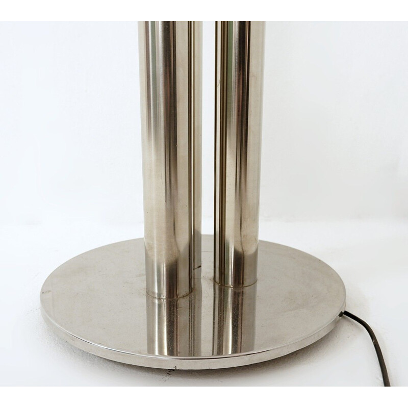 Vintage Tubes Chrome Floor Lamp 1970s