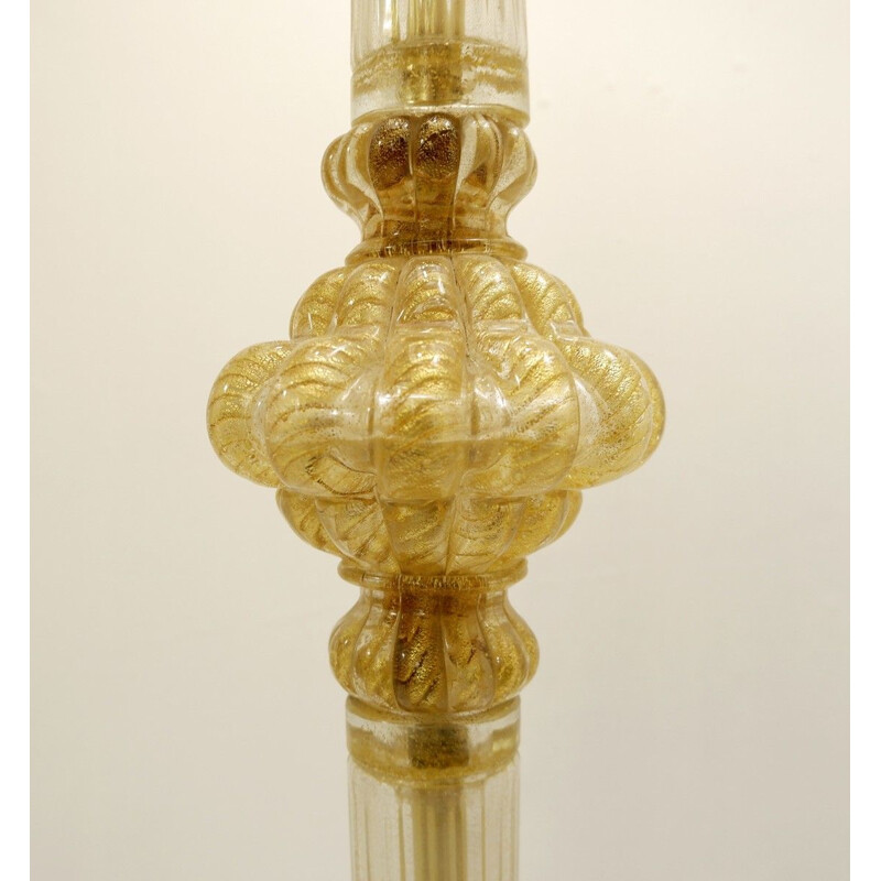 De Barovier vintage Murano vloerlamp