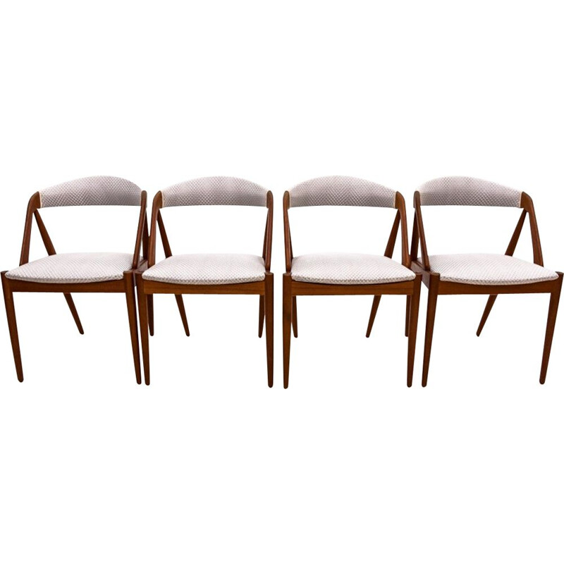 Set of 4 Vintage Chairs by Kai Kristiansen Denmark 1960s