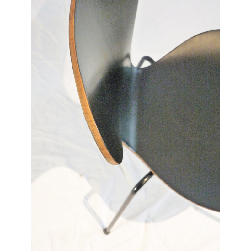 Sedia vintage modello 3107, prima edizione, Arne Jacobsen 1956