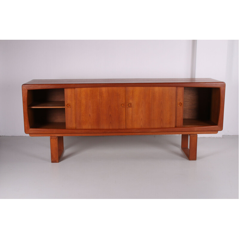 Vintage sideboard with sliding doors by H.W. Klein, Denmark 1960