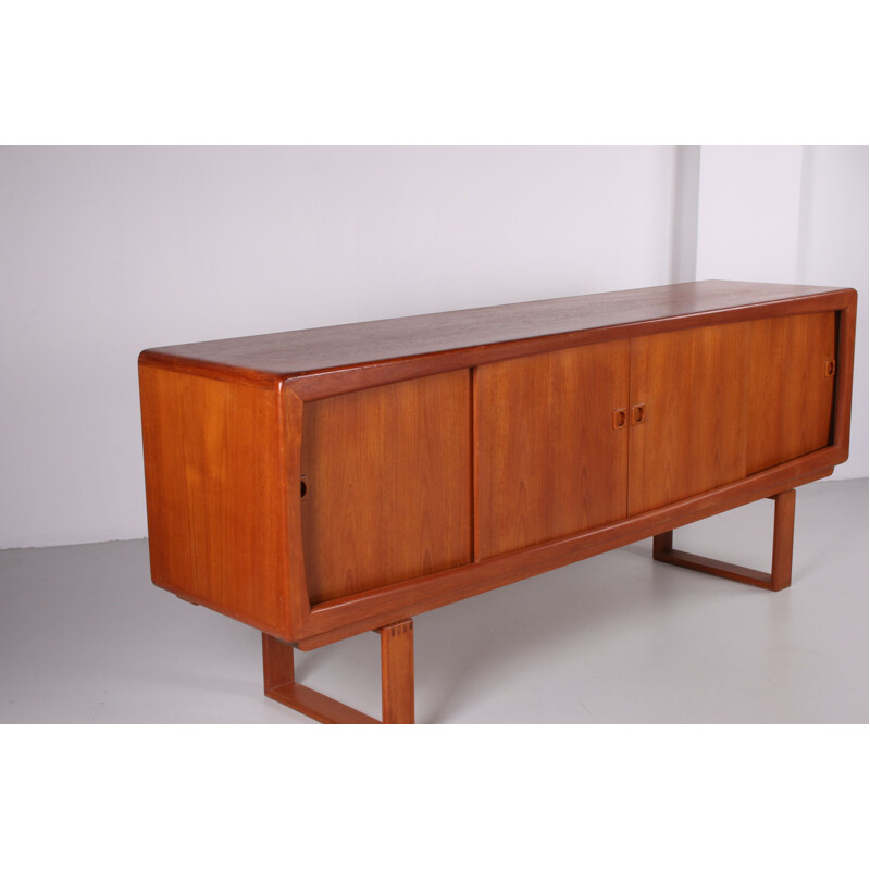 Vintage sideboard with sliding doors by H.W. Klein, Denmark 1960