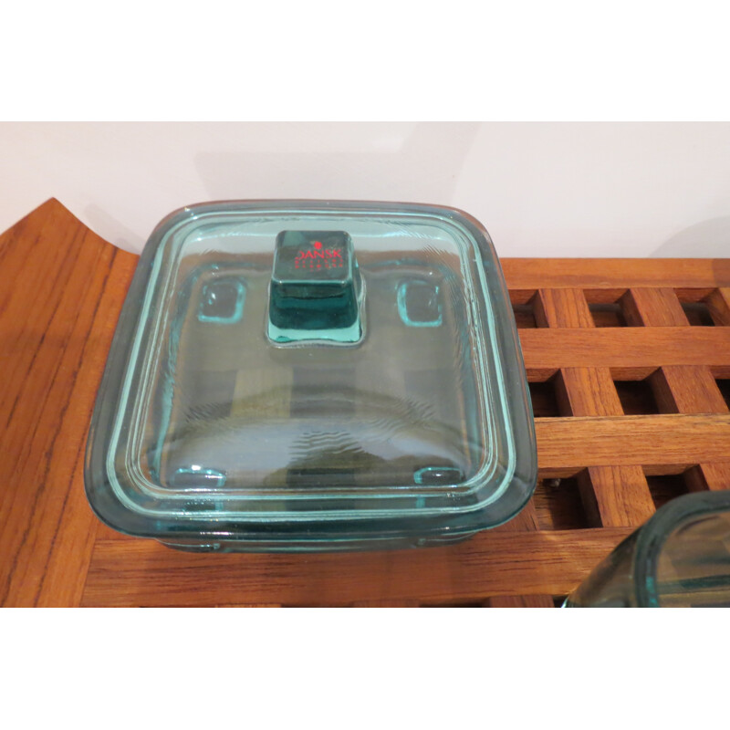 Dansk Design tray in teak with glass inserts, Jens QUISTGAARD - 1960s