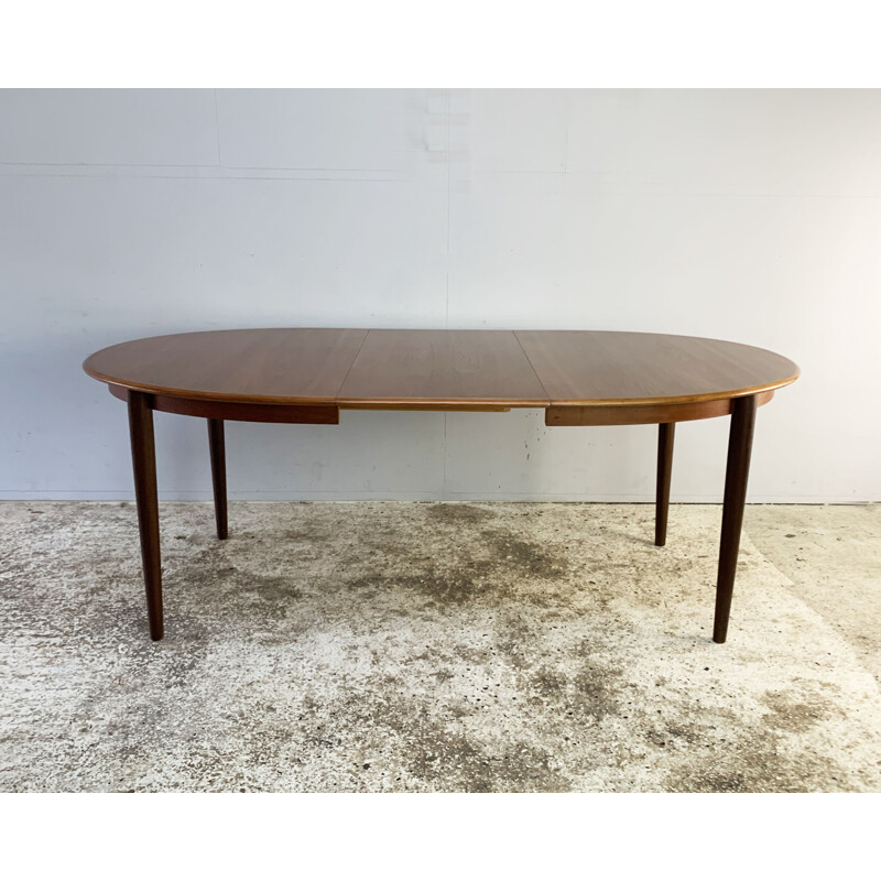 Grande table à rallonge vintage par Niels Otto Moller, Danemark 1960
