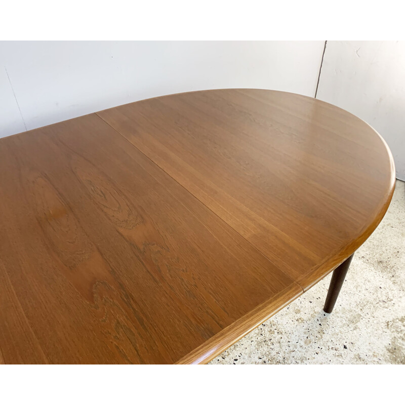 Large vintage extensible table by Niels Otto Moller, Denmark 1960