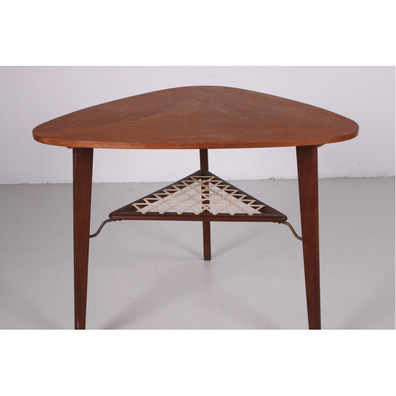 Vintage teak side table by Holger Georg Jensen for Kubus, Denmark 1960