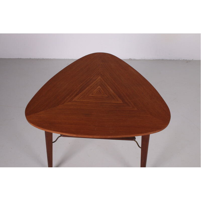 Vintage teak side table by Holger Georg Jensen for Kubus, Denmark 1960