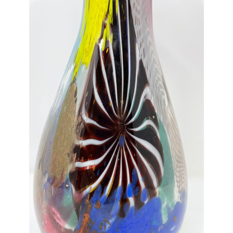 Vintage Oriente vase by Dino Martens for Aureliano Toso, 1950