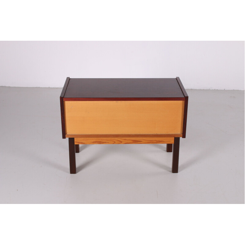 Mesa de cabeceira Vintage rosewood, Dinamarca 1960