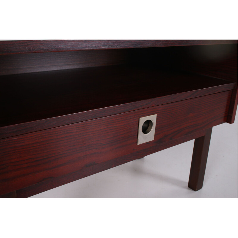 Mesa de cabeceira Vintage rosewood, Dinamarca 1960