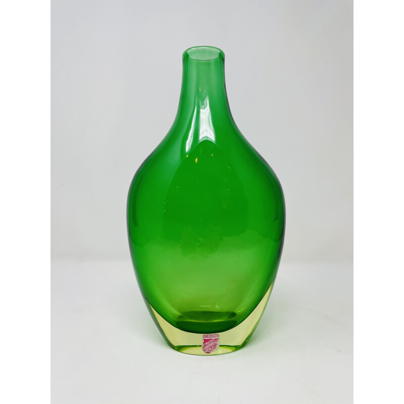 Vintage Murano Glass Vase by Flavio Poli for Seguso Vetri d'Arte