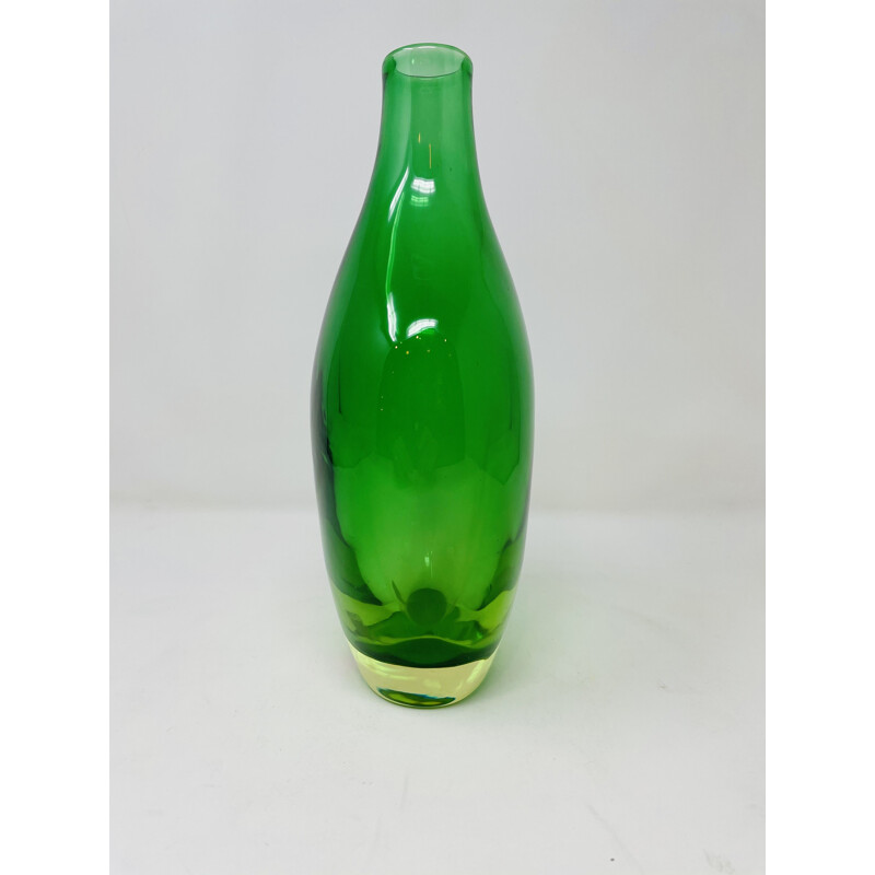Vintage-Vase aus Muranoglas von Flavio Poli für Seguso Vetri d'Arte