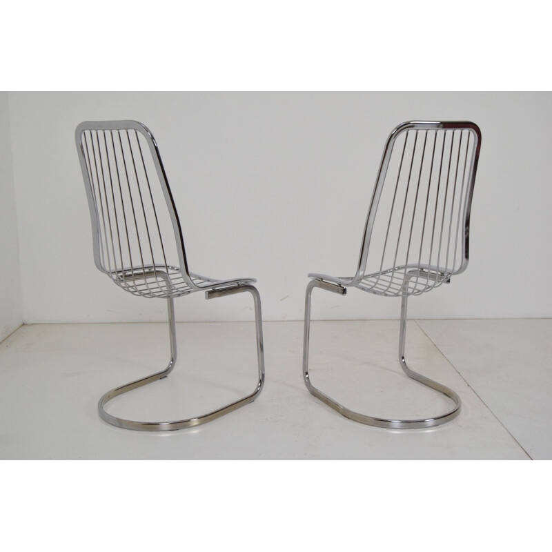 Paire de chaises vintage, Italie 1970