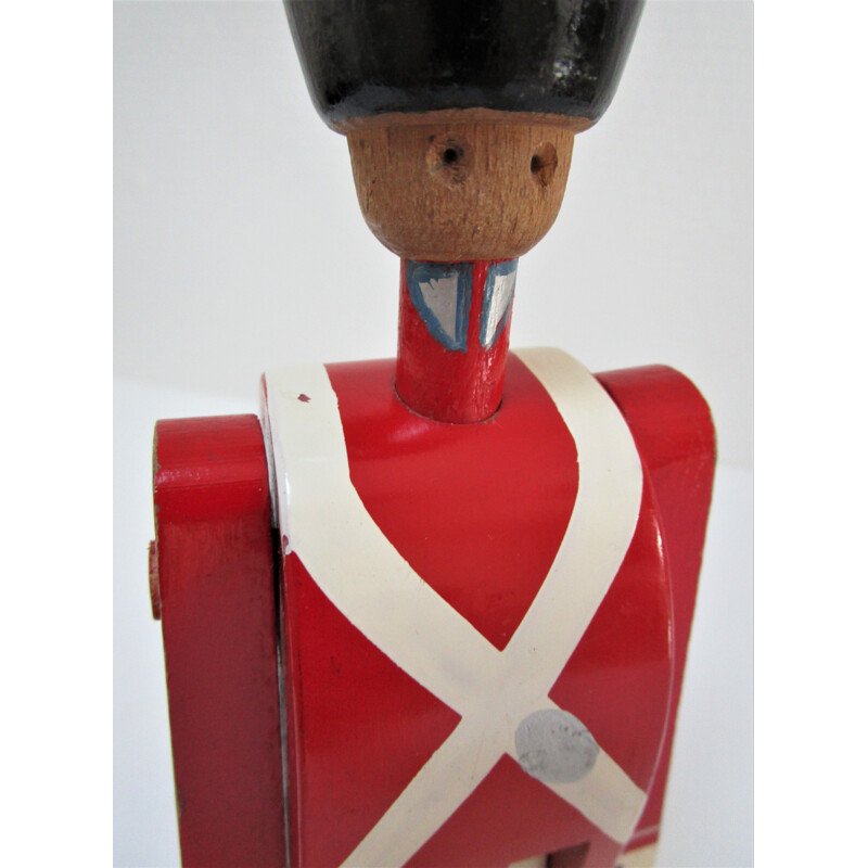 Vintage wooden soldier Kay Bojesen, Denmark 1960