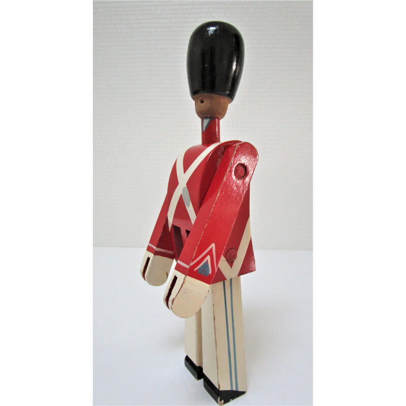 Vintage wooden soldier Kay Bojesen, Denmark 1960