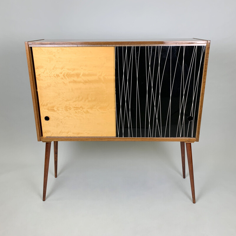 Vintage highboard by B. Landsman & H. Nepozitek for Jitona 1960