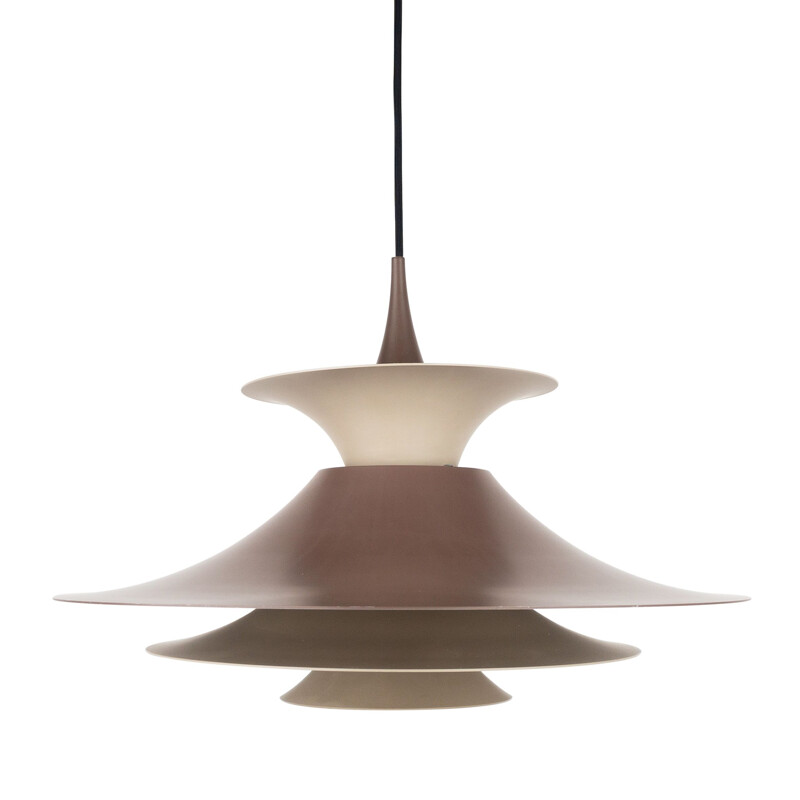 Vintage pendant lamp Radius by Erik Balslev Fog & Morup, Denmark 1977