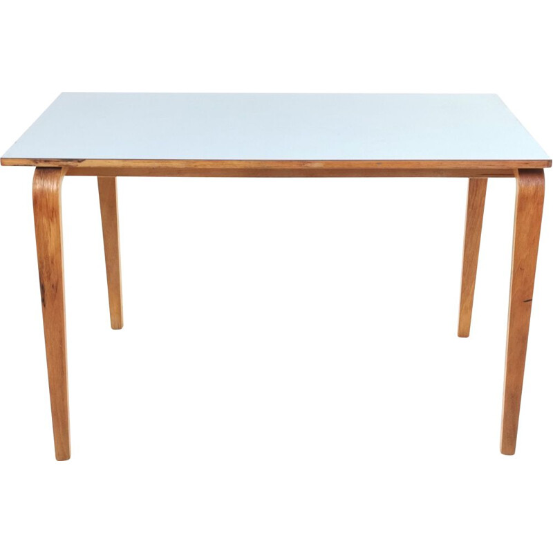 Mid Century School Desk Table By James Leonard For Esavian