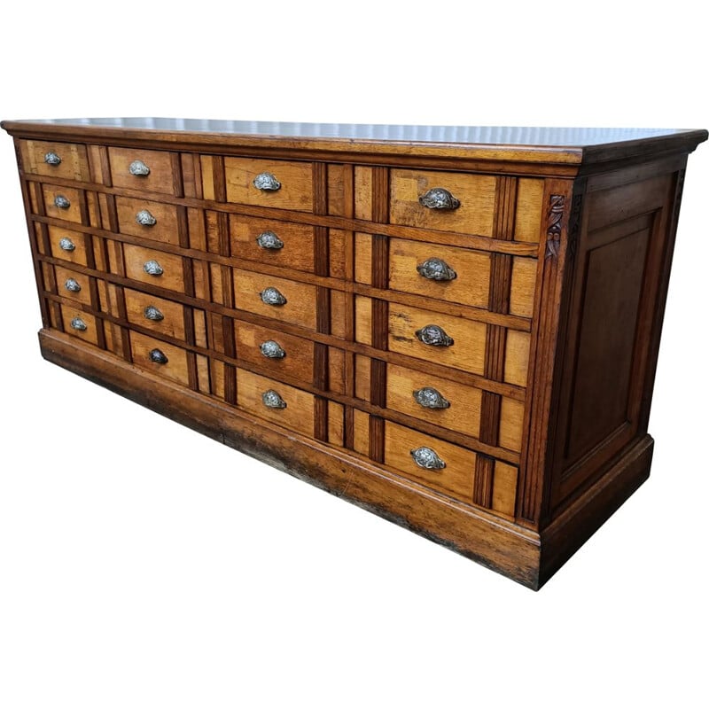 Vintage loom chest of drawers 1930