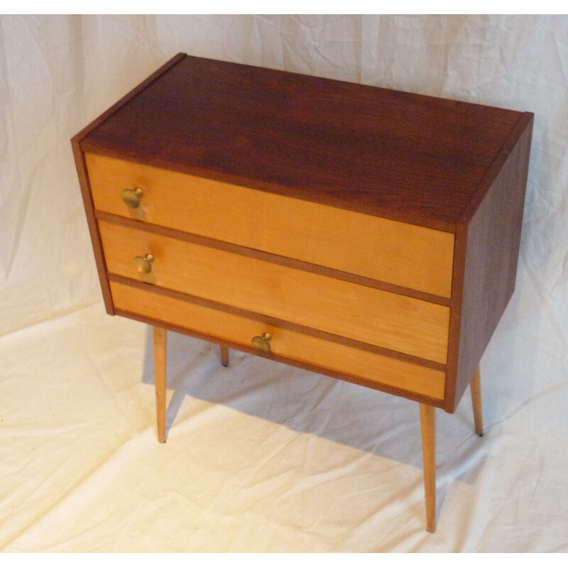 Vintage compartmentalized chest of drawers