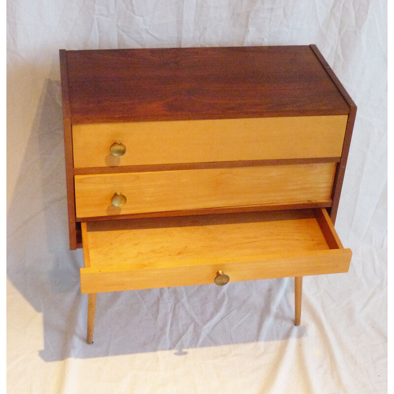 Vintage compartmentalized chest of drawers