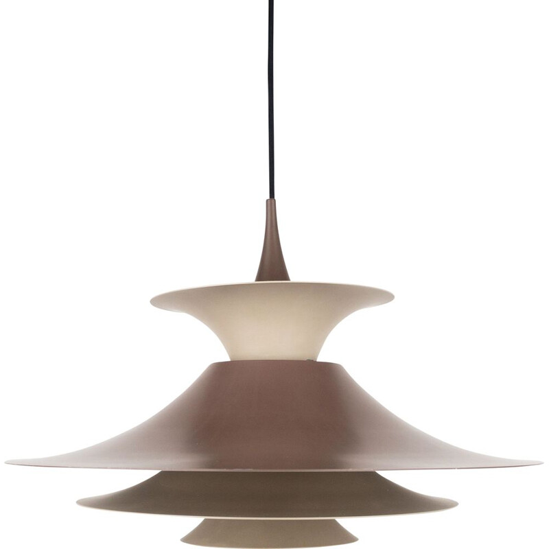 Vintage pendant lamp Radius by Erik Balslev Fog & Morup, Denmark 1977