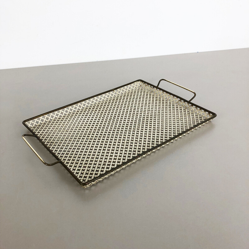 Vintage brass tray, France 1950