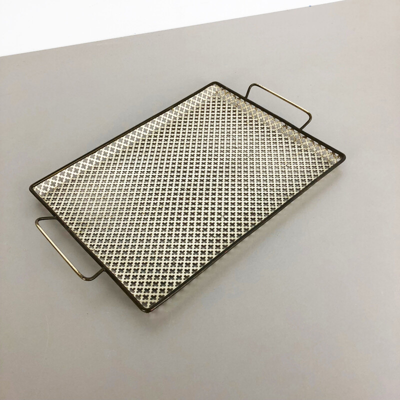 Vintage brass tray, France 1950