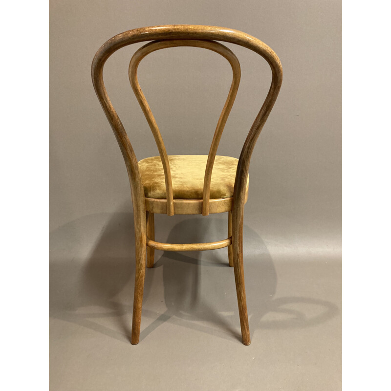 Set of 8 vintage chairs Thonet bistro 1950s