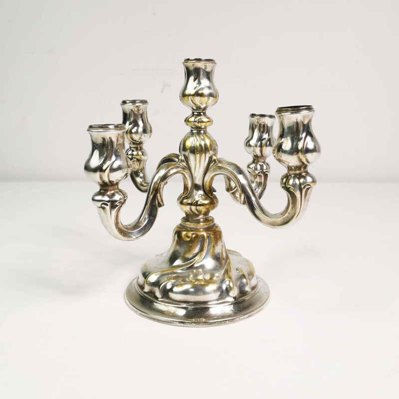 Vintage candlestick table France 1940s