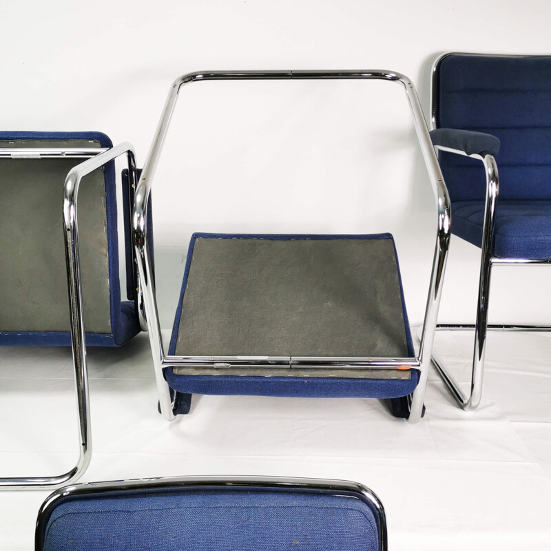 Set of 4 vintage Chairs Thonet Germany 1970s