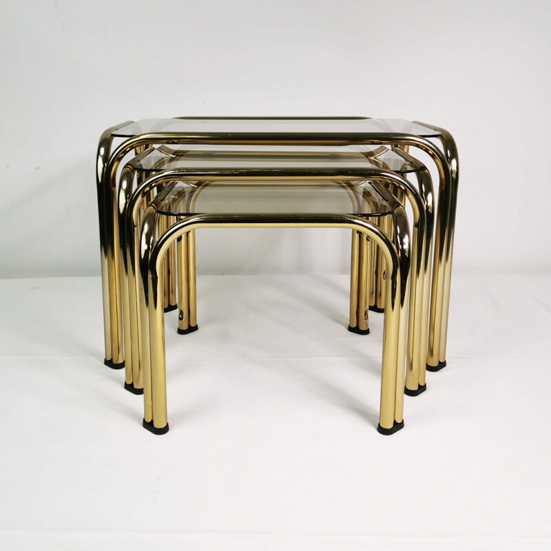 Vintage modular nesting tables Germany 1970s