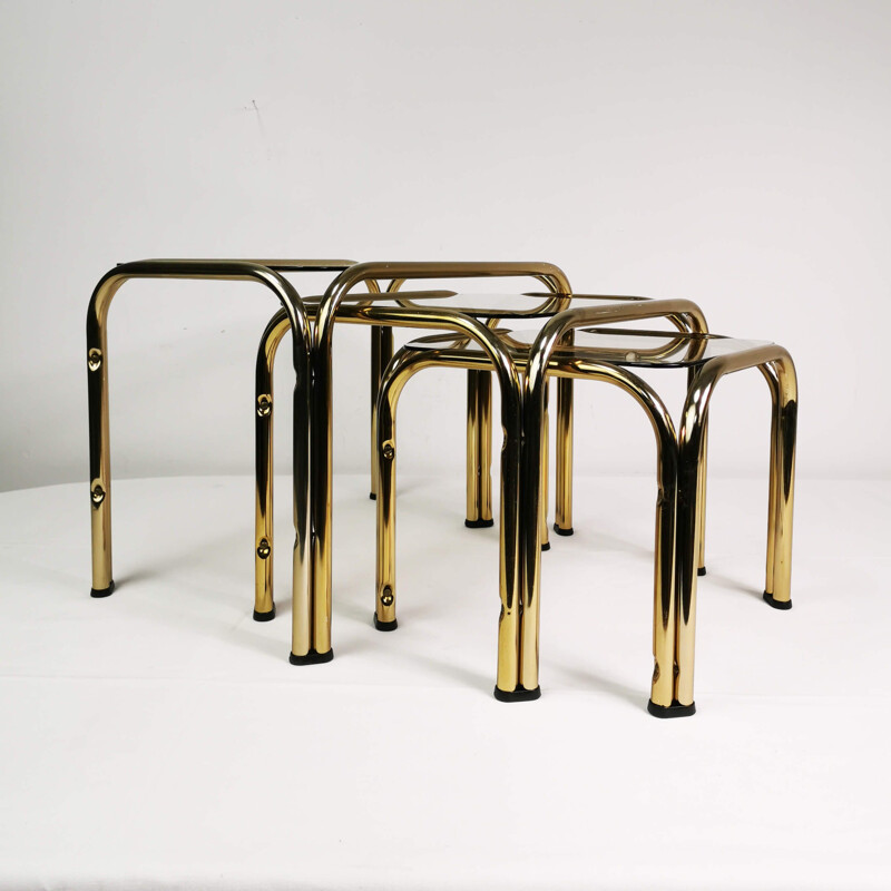 Vintage modular nesting tables Germany 1970s