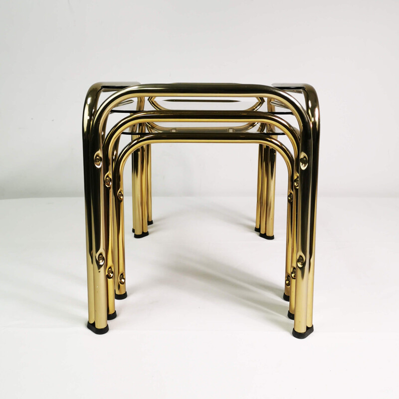 Vintage modular nesting tables Germany 1970s