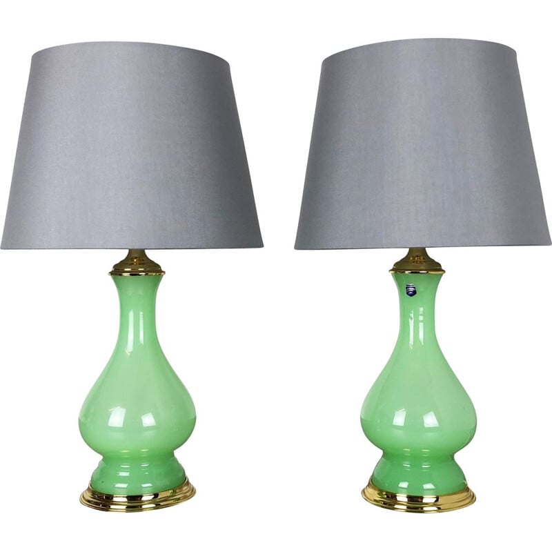 Paire de lampes de table - murano