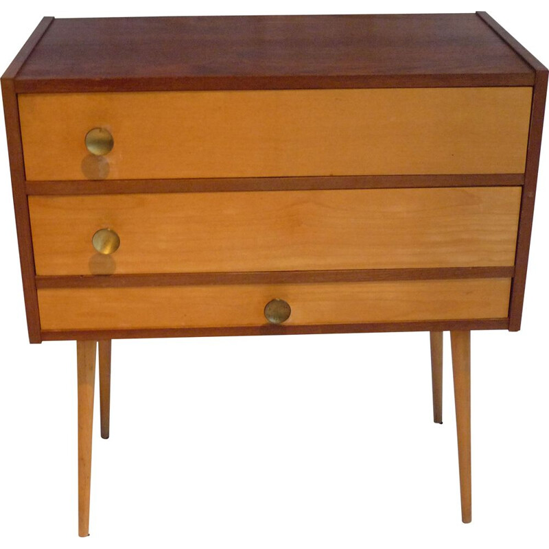 Vintage compartmentalized chest of drawers