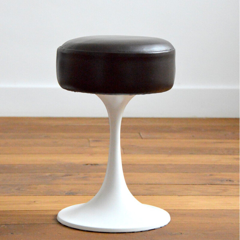 Pair of vintage stools tulip leg 1970s