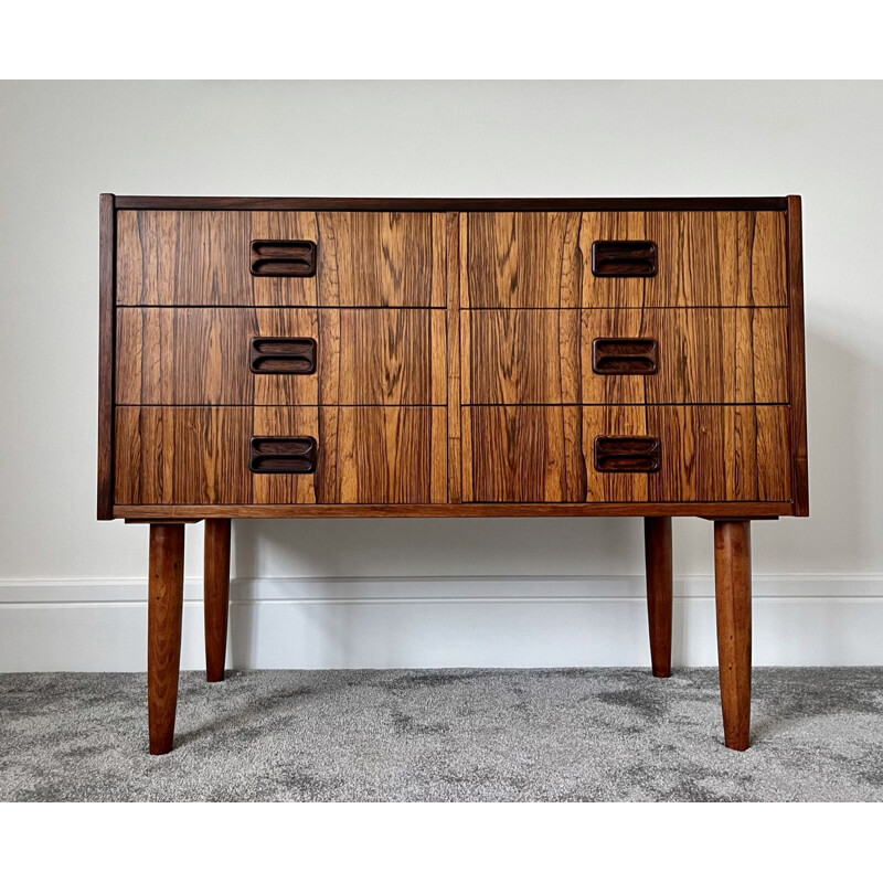 Mid-Century Rosewood 6-Drawer Chest of Drawers Denmark 1960s
