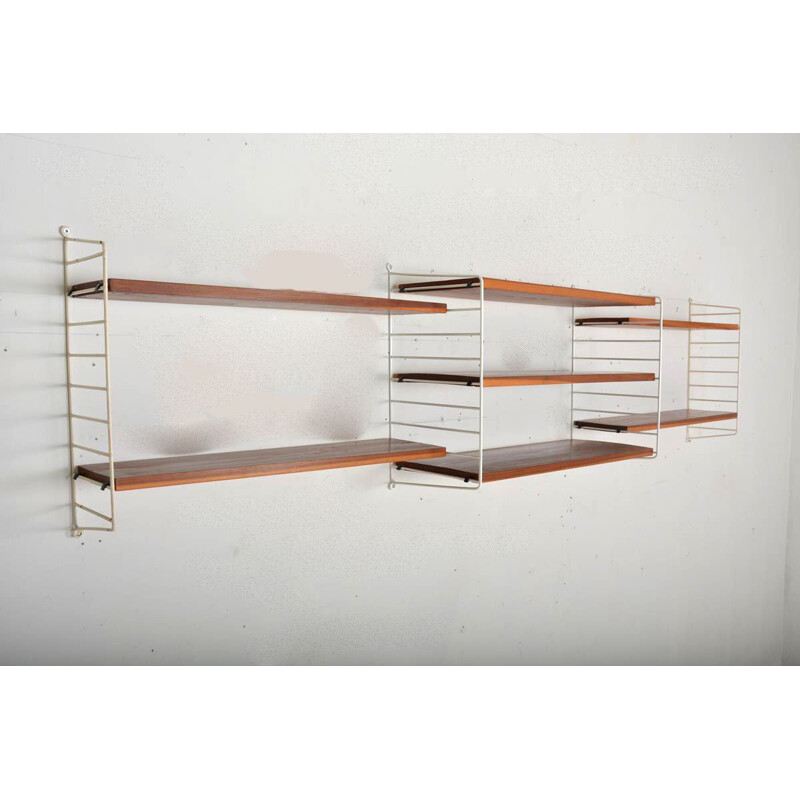 Vintage Shelving System Nisse Strinning Swedish 1960s