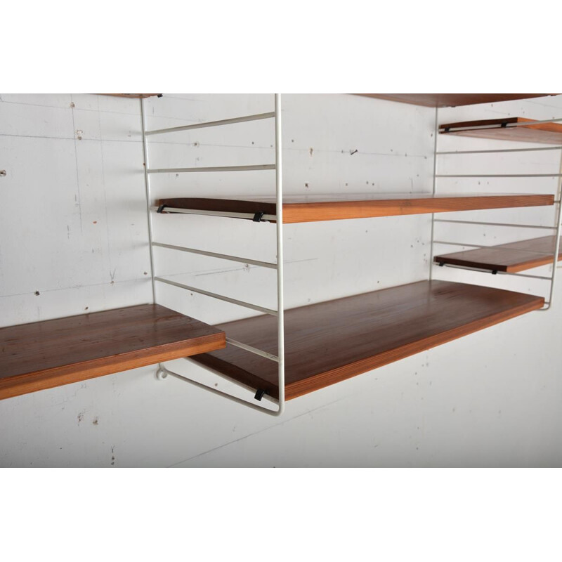 Vintage Shelving System Nisse Strinning Swedish 1960s