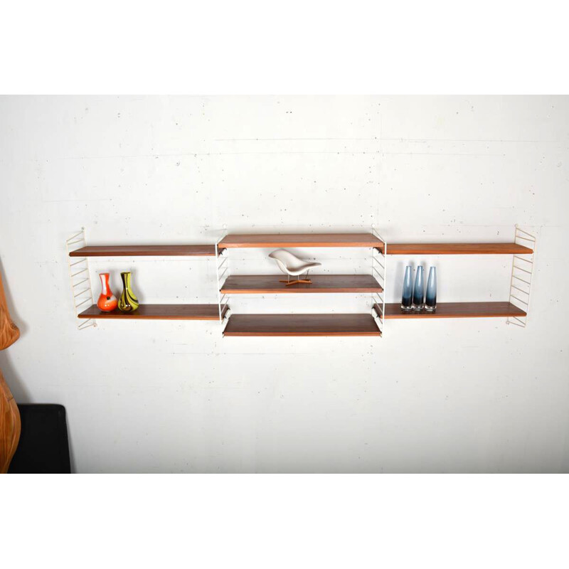 Vintage Shelving System Nisse Strinning Swedish 1960s