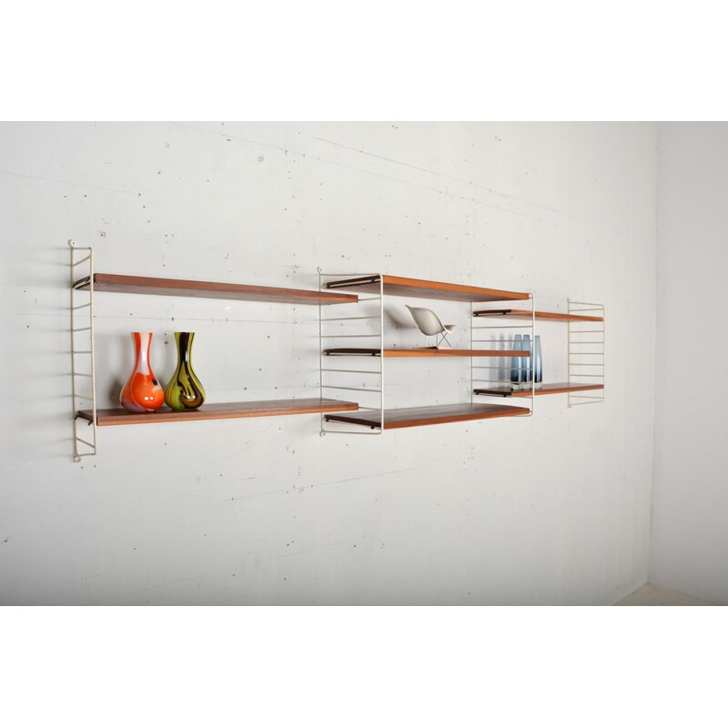 Vintage Shelving System Nisse Strinning Swedish 1960s