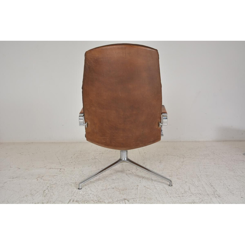Vintage revolving lounge chair by Preben Fabricius & Jorgen Kastholm