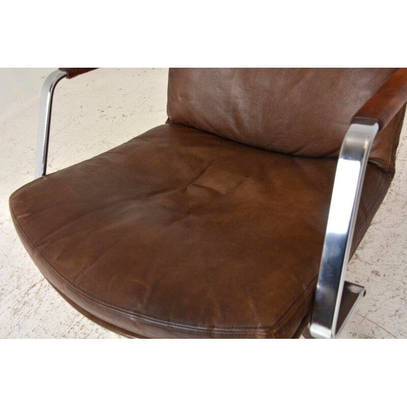 Vintage revolving lounge chair by Preben Fabricius & Jorgen Kastholm