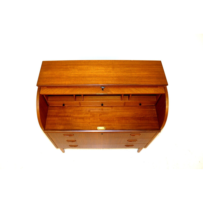 Vintage teak secretary Sweden 1950s