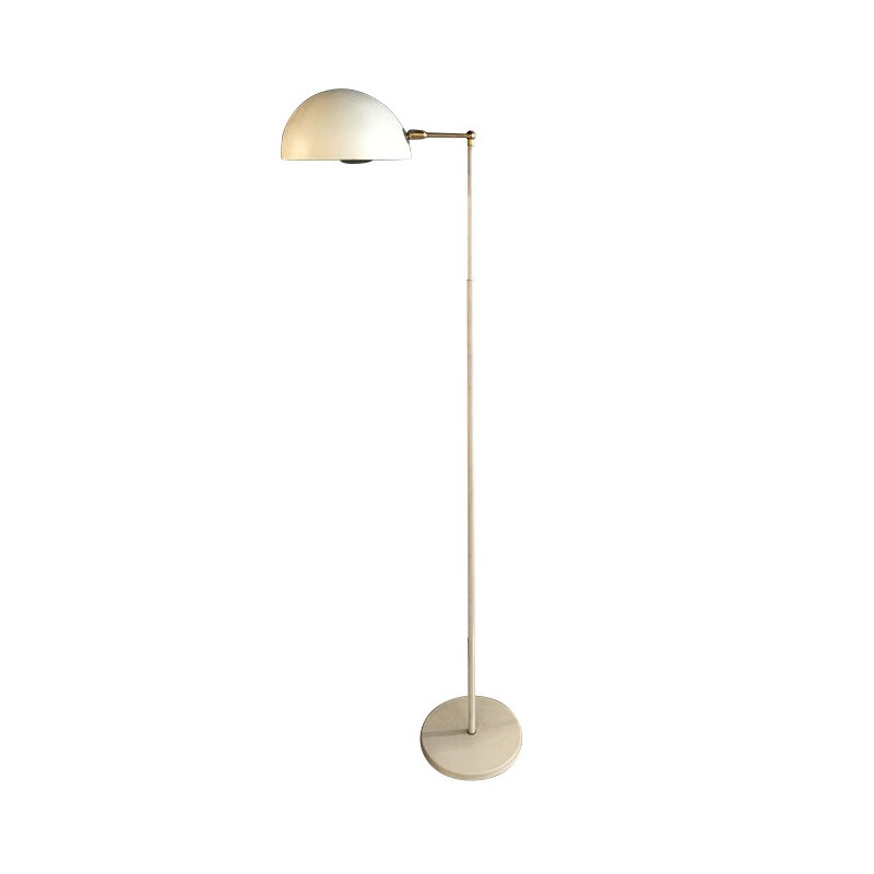 Mid-century floor lamp in metal and brass - 1950s