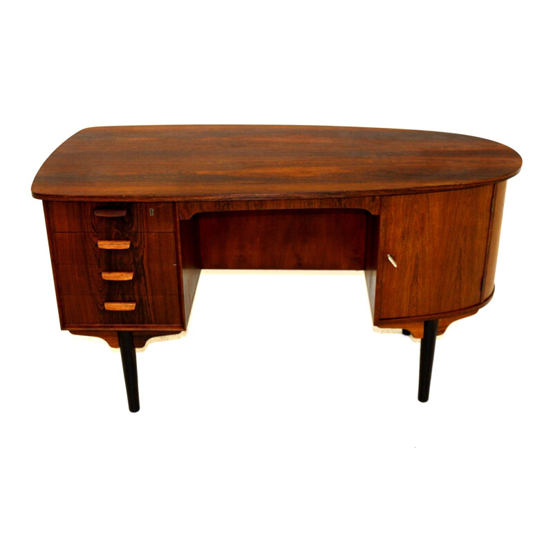 Vintage rosewood desk Denmark 1960s