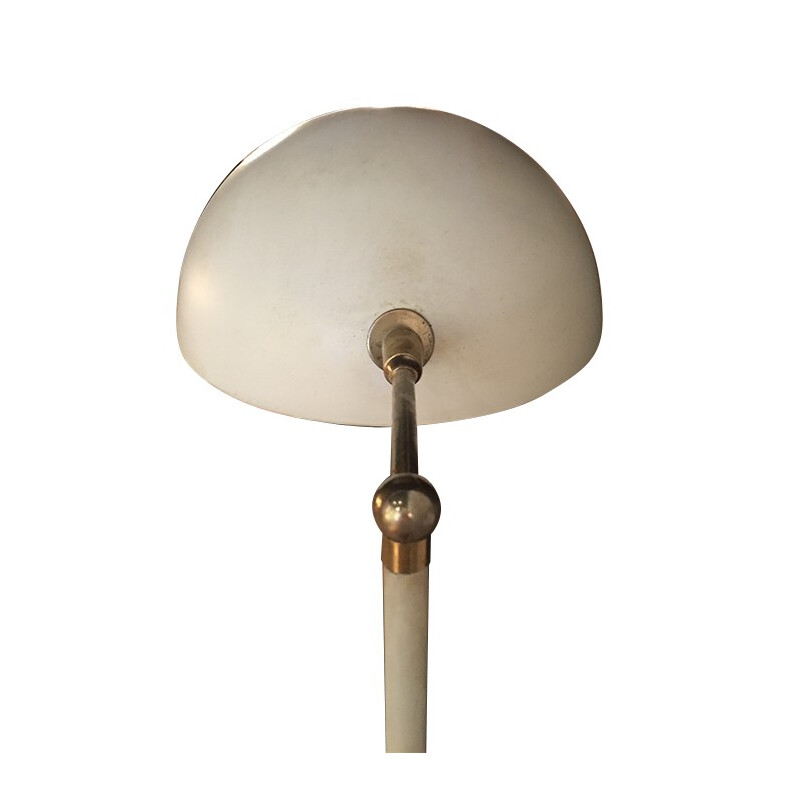 Mid-century floor lamp in metal and brass - 1950s
