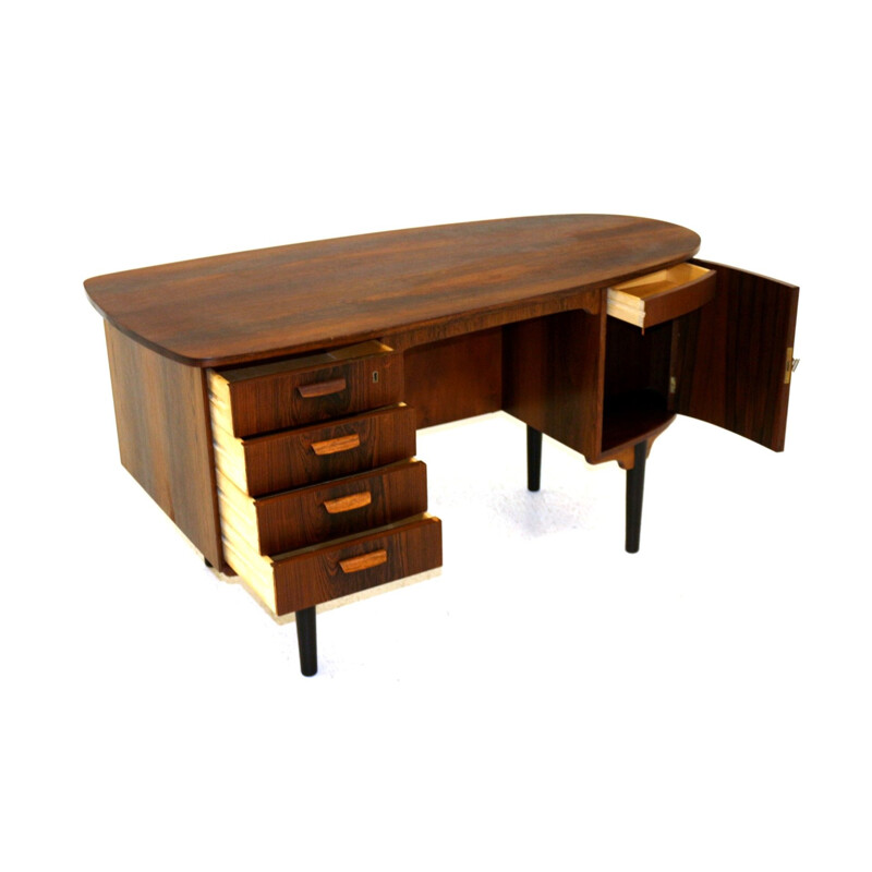 Vintage rosewood desk Denmark 1960s